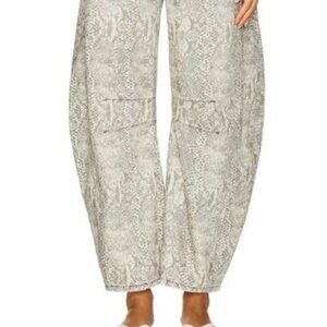 Free People WTF Good Luck Printed Barrel 27 NWOT